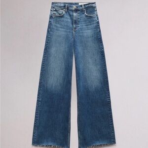 rag & bone Flexi Sofie Wide-Leg Jeans in Willow